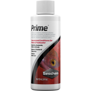 Seachem prime acondicionador de agua para acuarios de agua dulce o salada, anti cloro , comprar por internet