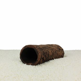 Cueva para loricáridos efecto madera (XS) de Ceramic Nature
