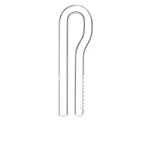 ADA Lily Pipe Mini V-1 de 15,5 cm (entrada 12/16) para acuarios pequeños con cristal de 5 mm o menos