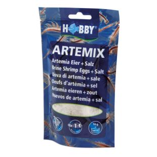 hobby artemix con sal y huevos de artemia para eclosionar fácil