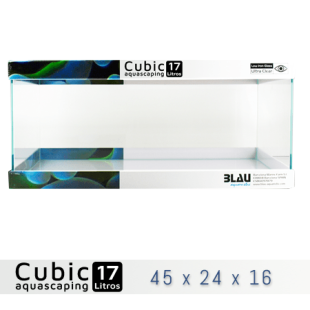 Acuario Blau Cubic aquascaping 17 L