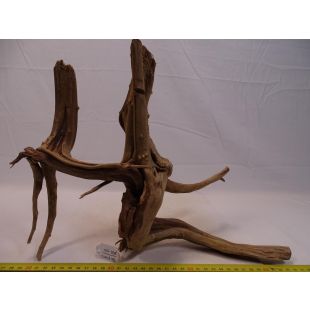 raíz slim mediana para decorar acuarios medianos: un tronco con varias ramitas en un extremo