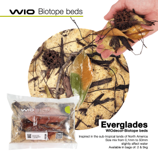 Everglades Biotope Bed Mix2 mezcla de raíces, horas y arena natural