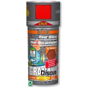 Comida granulada semiflotante para peces disco de calidad: JBL GranaDiscus click 250 ml