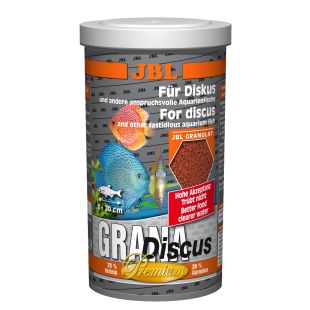 Comida granulada semiflotante para peces disco de calidad: JBL GranaDiscus 1L