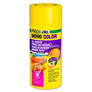 Bote de la comida en escamas para peces de agua dulce JBL PRONOVO COLOR de 250ml