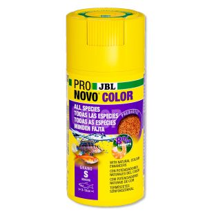 Bote de la comida en grano para peces pequeños de agua dulce JBL PRONOVO COLOR de 100ml
