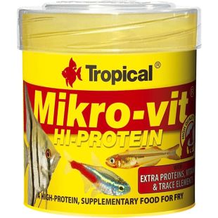 Mikrovit Hi Protein, comida para peces pequeños de acuario