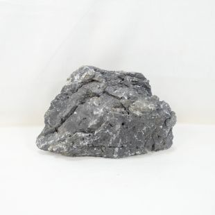 Roca Amano negra mediana con surcos para decorar acuarios en tienda online peces y acuarios, Pzes Alcorcón.