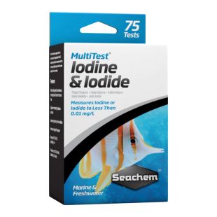 Seachem test Multitest Iodine & Iodide agua acuario