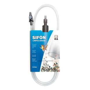 Sifon para limpiar la grava del acuario, sifonado de fondo
