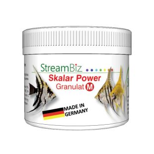 Comida para escalares pequeños o medianos StreamBiz Angelfish Power Granules M (80g)