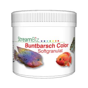 Alimento para cíclidos StreamBiz Cichlid Color Soft Granules (230g)