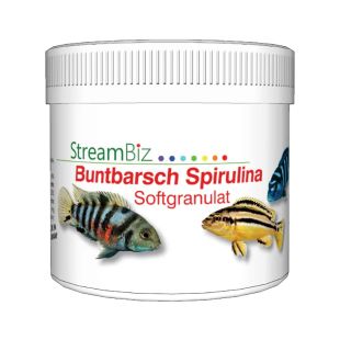 StreamBiz Cichlid Spirulina Soft Granules (230g) comida para cíclidos