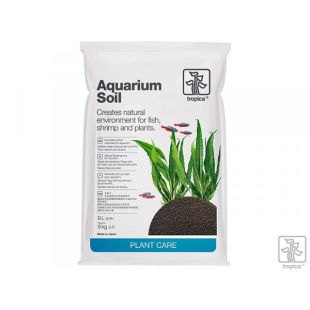 Sustrato Aquarium Soil Tropica con nutrientes para mantener plantas de acuarios 9 litros