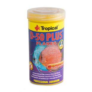 comida recomendada para discos Discus Escama D-50 plus 250 ml (Tropical)