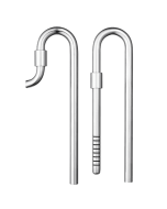 Pipas metal acero inoxidable Chihiros tamaño L (entrada 16/22 salida 16/22)