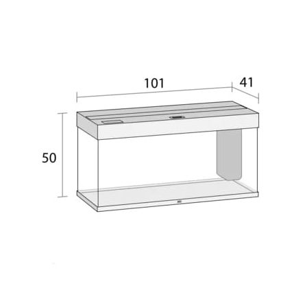 Acuario Juwel Rio 180 LED (negro)