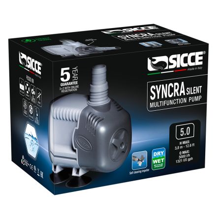 Bomba para acuario silenciosa Sicce Syncra 5.0 (5000 l/h)