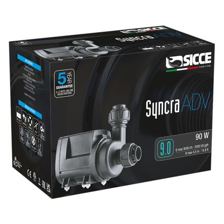 Bomba para acuario silenciosa Sicce Syncra ADV 9.0 (9500 l/h)